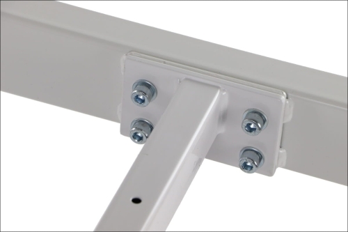 Stelaż ramowy stołu NY-131A/70, regulowany 120-180 cm, kolor biały - detail2-biały.JPG