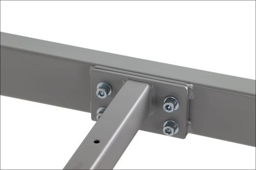 Stelaż ramowy stołu NY-131A/80, regulowany 120-180 cm, kolor alu - detail1-alu.JPG
