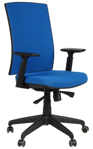Krzesło biurowe obrotowe KB-8922B/NIEBIESKI, fotel biurowy
