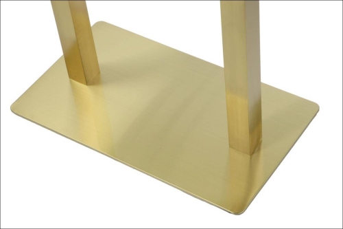 Podstawa stolika podwójna SH-3003-1/G, 70x40 cm, h=72.5 cm, złota - Podstawa stolika SH-3003-1/G, 70x40 cm, wysokość 72,5 cm w kolorze złotym