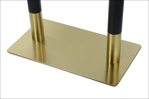 Podstawa stolika podwójna SH-3003-1/GB, 70x40 cm, h=72.5 cm, zlota - Podstawa stolika SH-3003-1/GB, 70x40 cm, wysokość 72,5 cm w kolorze złotym