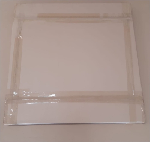 Blat z płyty wiórowej 70x70x2,5 cm - blat_pakowanie 6.JPG