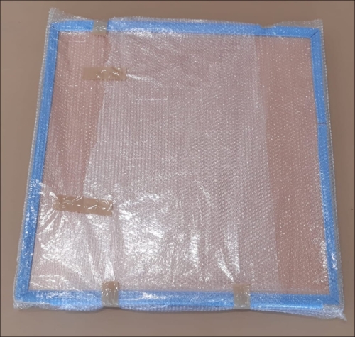 Blat z płyty wiórowej 90x90x2,5 cm - blat_pakowanie 3.JPG