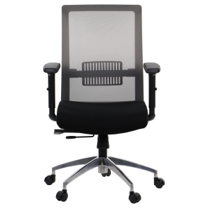 Swivel office chair with seat slide system RIVERTON M/L/AL - different colours - black-grey