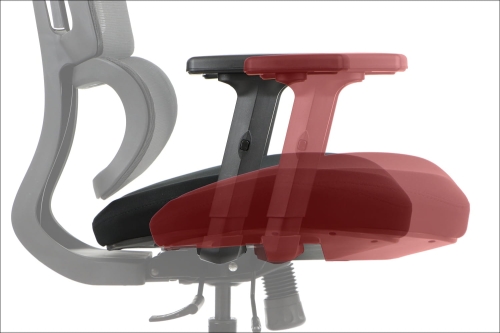 Fotel ergonomiczny TREX CZARNY podstawa nylonowa - 4ed3a9be8030080c0e198df4ccab562b