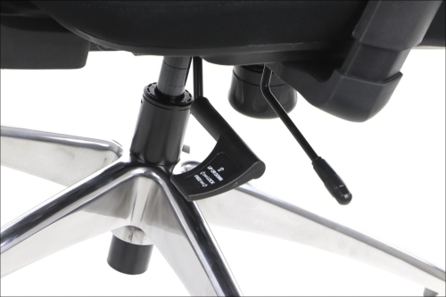 Fotel ergonomiczny TREX CZARNY podstawa aluminiowa - 23780efa58b6edb137e1227e8d1c3f26