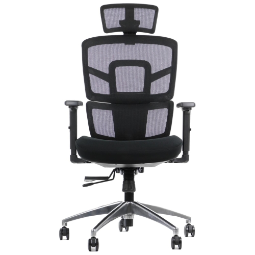Fotel ergonomiczny TREX CZARNY podstawa aluminiowa - abf478058803e3e300a1368ff7728fd8