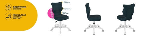 Krzesło dziecięce Petit biały Monolith 24 rozmiar 4 - 84e0e554d0005b1607eb4b2eac103973