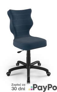 Youth chair Petit Black Velvet 24 size 5
