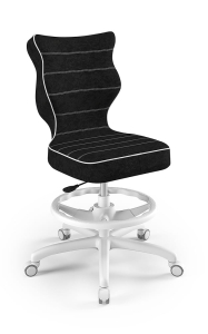 Youth chair Petit white Visto 01 size 5 with footrest