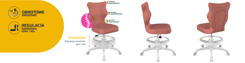 Krzesło młodzieżowe Petit biały Monolith 08 rozmiar 5WK+P - 8f4c444092e6704c7f4b02962b822560
