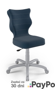 Youth chair Petit Grey Velvet 24 size 5