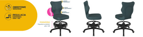 Krzesło młodzieżowe Petit czarny Monolith 06 rozmiar 6 WK+P - b4fcc19292872abb0099a6df7d19208f