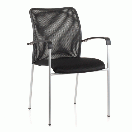Krzesło konferencyjne HN-7501 CZARNE krzesło biurowe - 7501-alu-black.gif