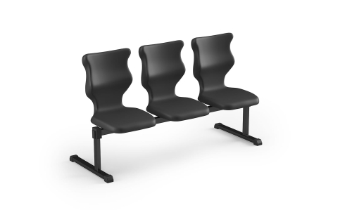 Zestaw siedziskowy Bench 3 os. rozmiar 6 siedzisko czarny