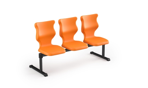 Zestaw siedziskowy Bench 3 os. rozmiar 6 siedzisko pomarańczowy