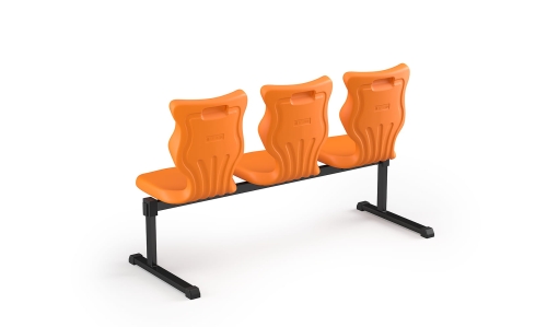 Zestaw siedziskowy Bench 3 os. rozmiar 6 siedzisko pomarańczowy