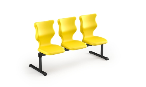 Zestaw siedziskowy Bench 3 os. rozmiar 6 siedzisko żółty