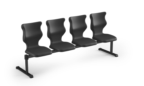 Zestaw siedziskowy Bench 4 os. rozmiar 6 siedzisko czarny