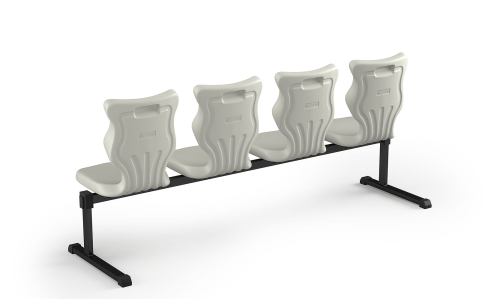 Zestaw siedziskowy Bench 4 os. rozmiar 6 siedzisko jasny szary