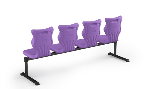 Zestaw siedziskowy Bench 4 os. rozmiar 6 siedzisko fioletowy