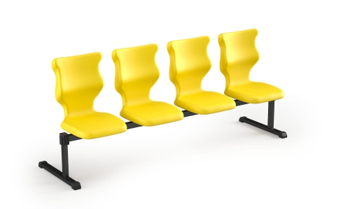 Zestaw siedziskowy Bench 4 os. rozmiar 6 siedzisko żółty