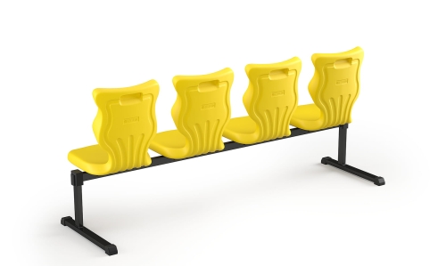 Zestaw siedziskowy Bench 4 os. rozmiar 6 siedzisko żółty