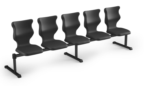 Zestaw siedziskowy Bench 5 os. rozmiar 6 siedzisko czarny