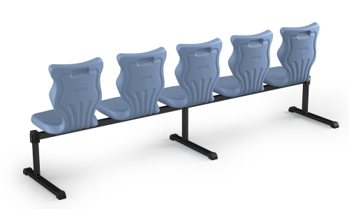 Zestaw siedziskowy Bench 5 os. rozmiar 6 siedzisko pastelowy niebieski