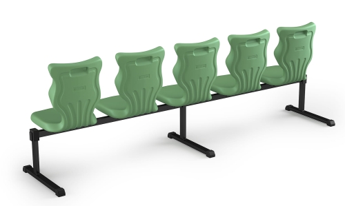 Zestaw siedziskowy Bench 5 os. rozmiar 6 siedzisko pastelowy zielony