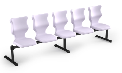 Zestaw siedziskowy Bench 5 os. rozmiar 6 siedzisko pastelowy fioletowy