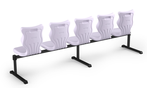 Zestaw siedziskowy Bench 5 os. rozmiar 6 siedzisko pastelowy fioletowy