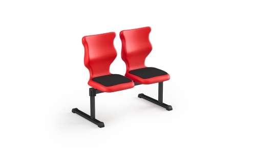 Zestaw siedziskowy Bench Soft 2 os. rozmiar 6 siedzisko czerwony