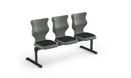 Zestaw siedziskowy Bench Soft 3 os. rozmiar 6 siedzisko szary