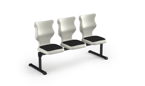 Zestaw siedziskowy Bench Soft 3 os. rozmiar 6 siedzisko jasny szary
