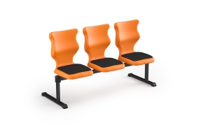 Zestaw siedziskowy Bench Soft 3 os. rozmiar 6 siedzisko pomarańczowy