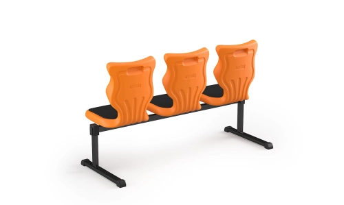 Zestaw siedziskowy Bench Soft 3 os. rozmiar 6 siedzisko pomarańczowy
