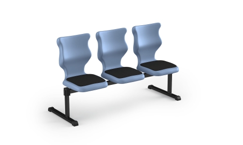 Zestaw siedziskowy Bench Soft 3 os. rozmiar 6 siedzisko pastelowy niebieski