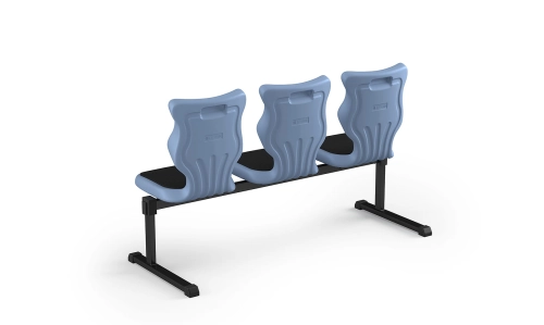 Zestaw siedziskowy Bench Soft 3 os. rozmiar 6 siedzisko pastelowy niebieski
