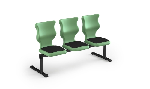Zestaw siedziskowy Bench Soft 3 os. rozmiar 6 siedzisko pastelowy zielony