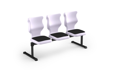 Zestaw siedziskowy Bench Soft 3 os. rozmiar 6 siedzisko pastelowy fioletowy
