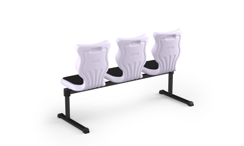Zestaw siedziskowy Bench Soft 3 os. rozmiar 6 siedzisko pastelowy fioletowy
