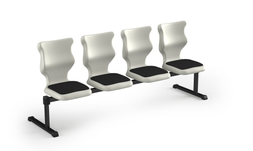 Zestaw siedziskowy Bench Soft 4 os. rozmiar 6 siedzisko jasny szary