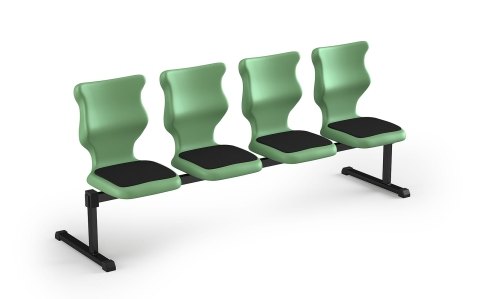 Zestaw siedziskowy Bench Soft 4 os. rozmiar 6 siedzisko pastelowy zielony