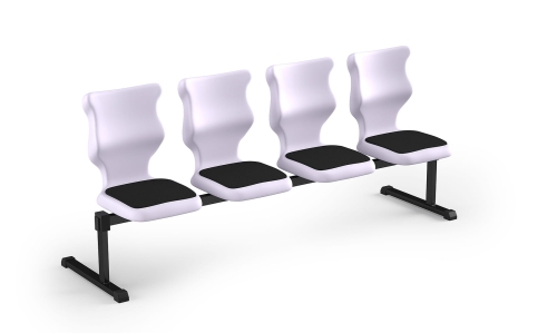 Zestaw siedziskowy Bench Soft 4 os. rozmiar 6 siedzisko pastelowy fioletowy