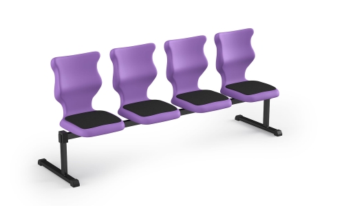 Zestaw siedziskowy Bench Soft 4 os. rozmiar 6 siedzisko fioletowy