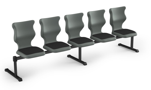 Zestaw siedziskowy Bench Soft 5 os. rozmiar 6 siedzisko szary