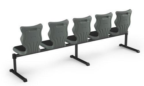 Zestaw siedziskowy Bench Soft 5 os. rozmiar 6 siedzisko szary