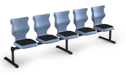 Zestaw siedziskowy Bench Soft 5 os. rozmiar 6 siedzisko pastelowy niebieski