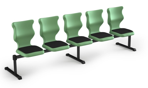 Zestaw siedziskowy Bench Soft 5 os. rozmiar 6 siedzisko pastelowy zielony